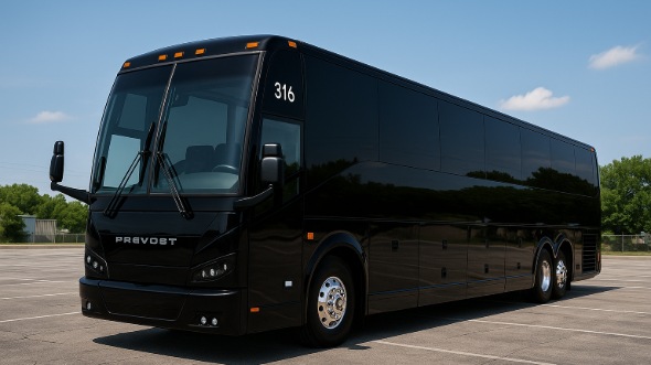 55 passenger charter bus evansville