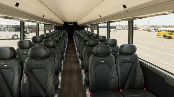 evansville 15 passenger minibus inside