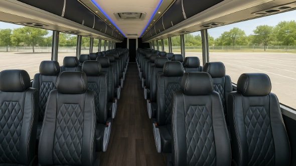 evansville 50 passenger charter bus rental