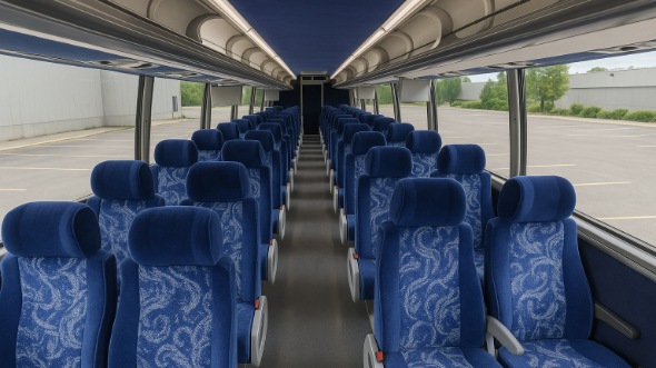 evansville 54 passenger charter bus rental