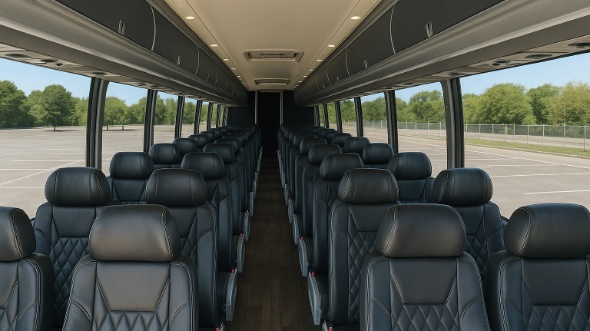evansville 55 passenger charter bus rental