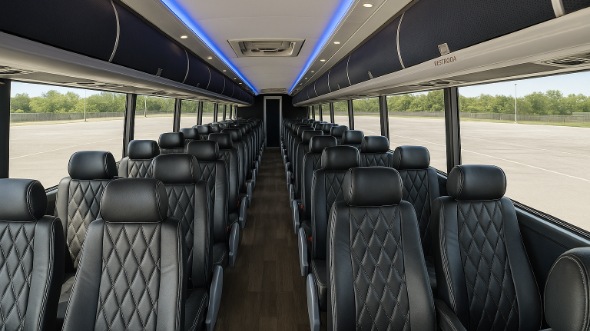 evansville 56 passenger charter bus rental