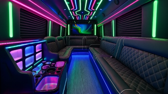 evansville party bus rental inside