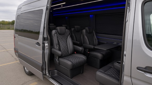 evansville sprinter van with driver rental